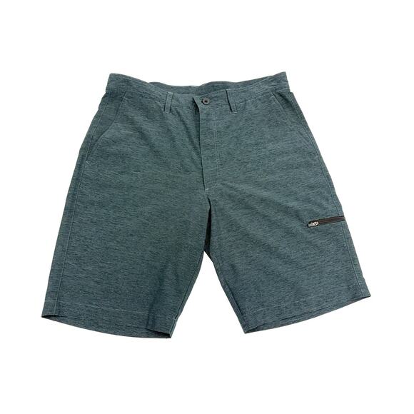 FootJoy Men’s Golf Shorts | Size 32 | Heathered Green Stretch | Performance Wear - Picture 1 of 9